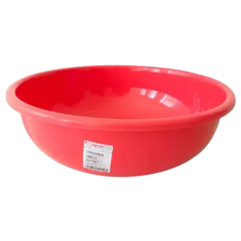 Red Plastic Bath Tub